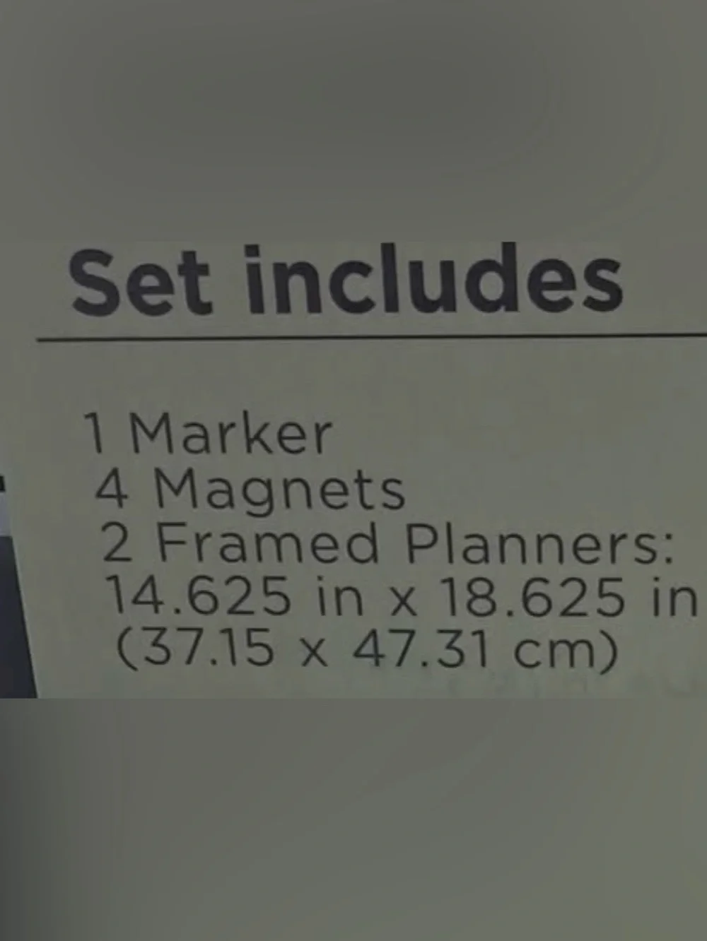 Willow Spring 2-Piece Magnetic Dry Erase Planner Set